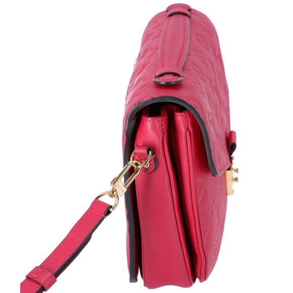Louis Vuitton Pochette Metis MM Monogram Empreinte Shoulder Bag Hot Pink - Picture 9 of 13